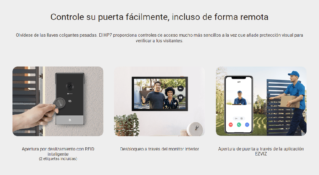 EZVIZ HP7 2K - VIDEO PORTERO INTELIGENTE