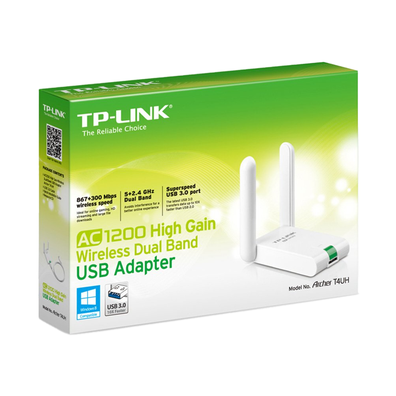 [TPL-T4UH] TP-LINK ADAPTADOR WIFI USB AC1200 ARCHER T4UH