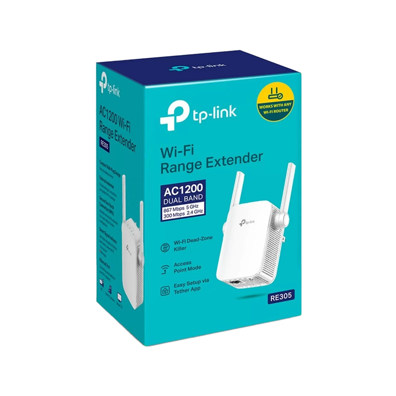 [TPL-RE305] TP-LINK EXTENSOR DE RANGO WIFI AC1200 RE305