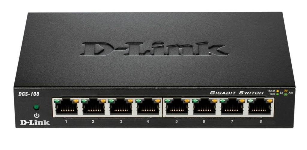 [D-LINK-8P] SWITCH D-LINK 8 PUERTOS