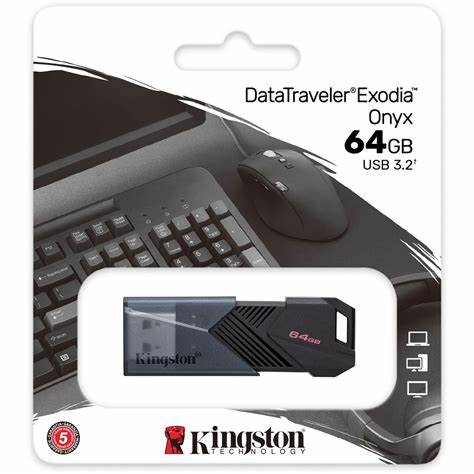 [DTXON/64GB] KINGSTON DATATRAVELER EXODIA 64GB NEGRO