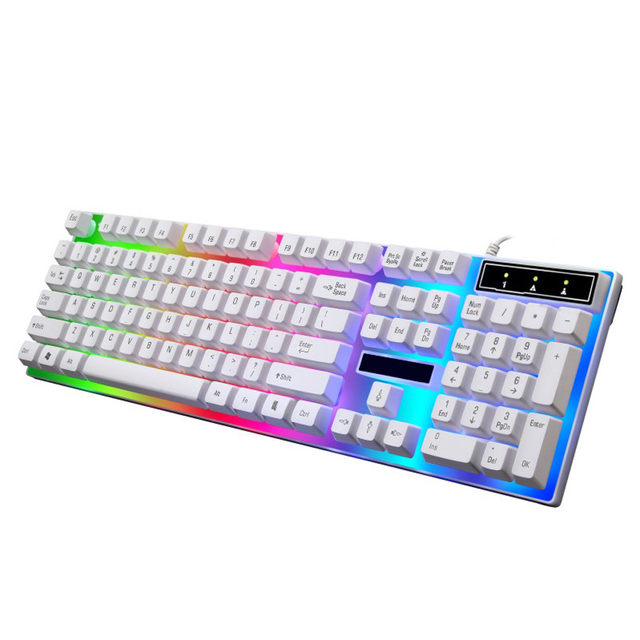 [TECLADO V4] TECLADO USB V4 CON LUCES RGB