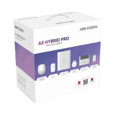 [DS-PHA64-KIT-WB] HIKVISION KIT DE ALARMA ALAMBRICO 8 ZONAS AX HYBRID PRO DS-PHA64-KIT-WB