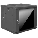 DNV DG-WM6609-G - GABINETE  DE PARED (RACK) ABATIBLE 9U 600X600MM CON ABANICO