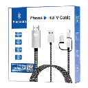 CABLE ADAPTADOR LIGHTNING+USB-C+MICRO-USB A HDMI (REMATE)